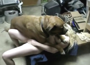Wifey is enjoying deep sex with a brown doggo